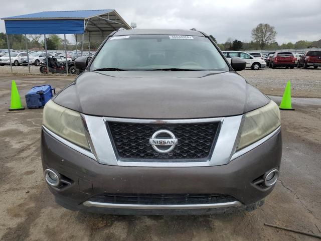 5N1AR2MN2FC630195 - 2015 NISSAN PATHFINDER S BROWN photo 5