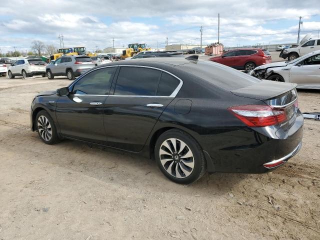 JHMCR6F30HC004369 - 2017 HONDA ACCORD HYBRID BLACK photo 2