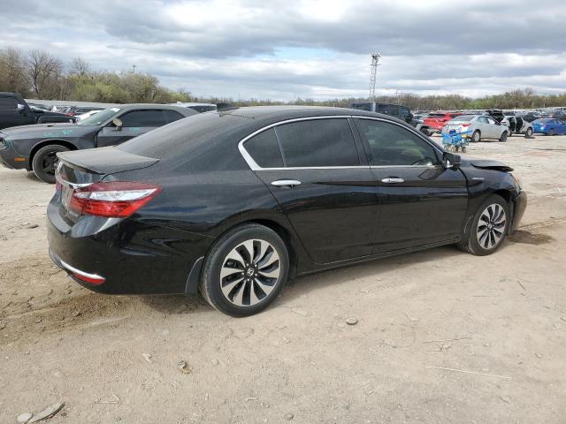 JHMCR6F30HC004369 - 2017 HONDA ACCORD HYBRID BLACK photo 3