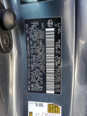 JTKDE167290279647 - 2009 TOYOTA SCION TC გრაფიტი ფოტო 12
