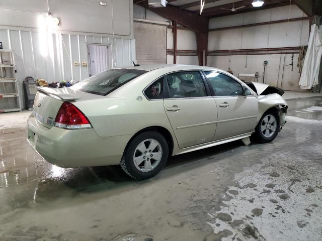 2G1WT57K491272096 - 2009 CHEVROLET IMPALA 1LT TAN photo 3