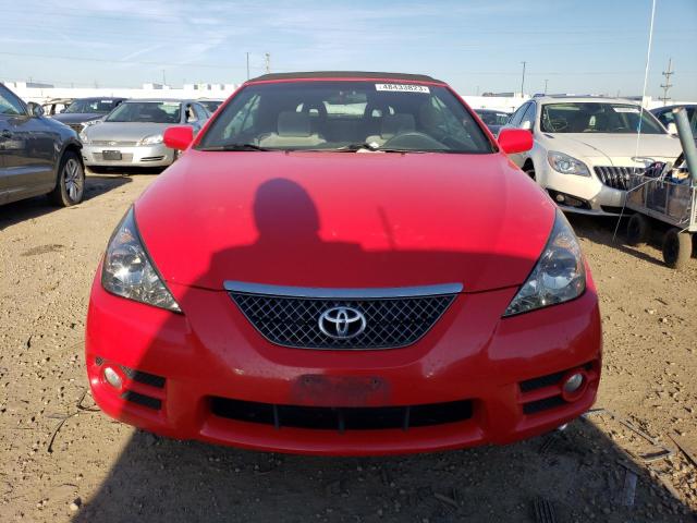 4T1FA38P37U128323 - 2007 TOYOTA CAMRY SOLA SE RED photo 5