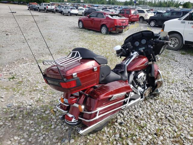 1HD1FC416AB657350 - 2010 HARLEY-DAVIDSON FLHTCU BURGUNDY photo 4