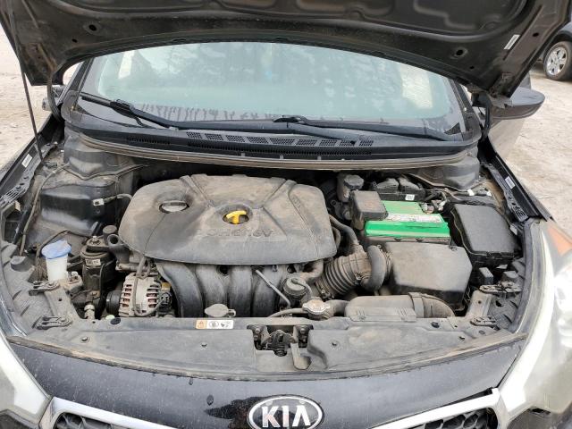 KNAFK4A66F5289733 - 2015 KIA FORTE LX BLACK photo 11