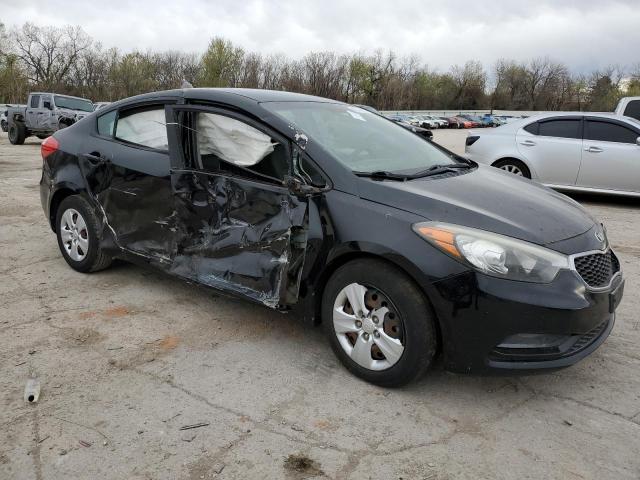 KNAFK4A66F5289733 - 2015 KIA FORTE LX BLACK photo 4