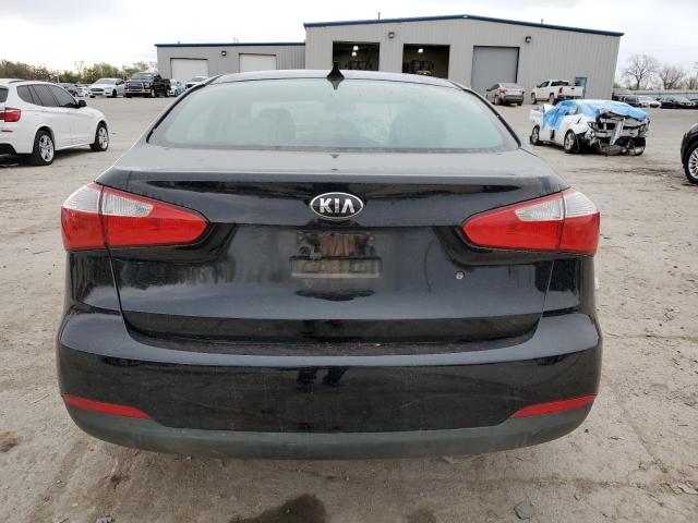 KNAFK4A66F5289733 - 2015 KIA FORTE LX BLACK photo 6