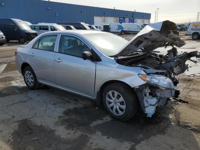 2T1BU4EE3AC297099 - 2010 TOYOTA COROLLA BASE SILVER photo 4