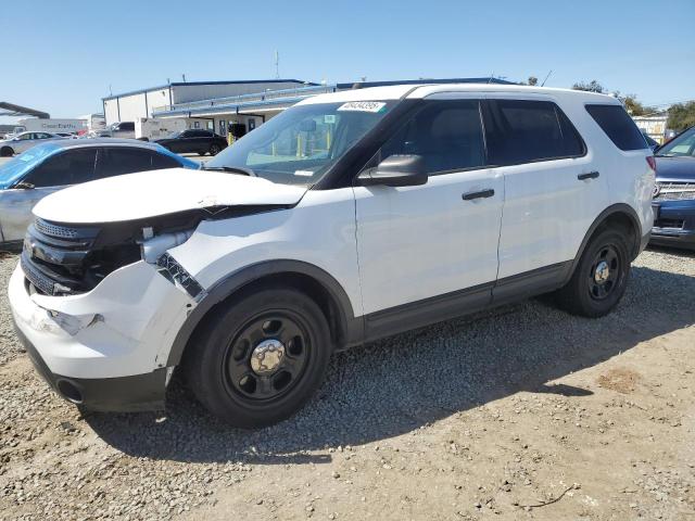 1FM5K8AR2EGB85562 - 2014 FORD EXPLORER POLICE INTERCEPTOR 白色 照片 1