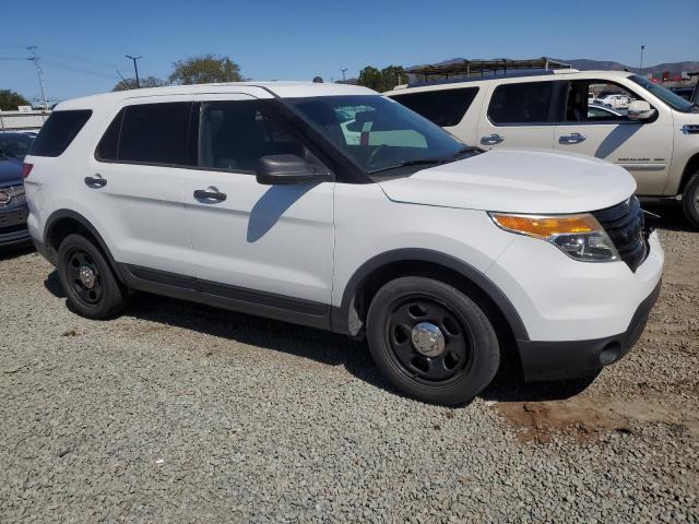 1FM5K8AR2EGB85562 - 2014 FORD EXPLORER POLICE INTERCEPTOR 白色 照片 4