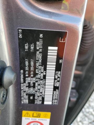 JTJBARBZ0J2177611 - 2018 LEXUS NX 300 BASE ნაცრისფერი ფოტო 12