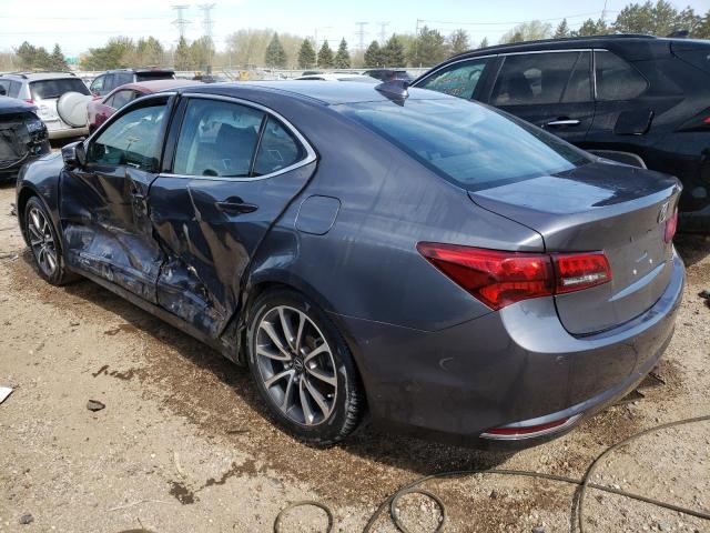 19UUB3F73HA002978 - 2017 ACURA TLX ADVANCE GRAY photo 2