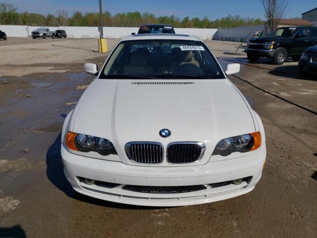 WBABN33422PG57709 - 2002 BMW 325 CI WHITE photo 5