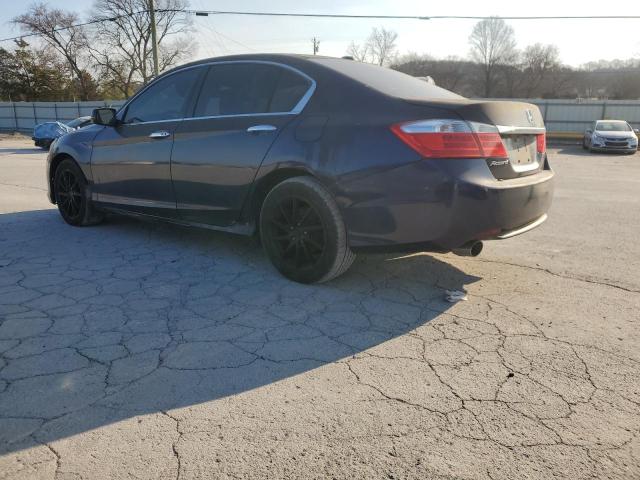 1HGCR3F84DA030296 - 2013 HONDA ACCORD EXL BLUE photo 2