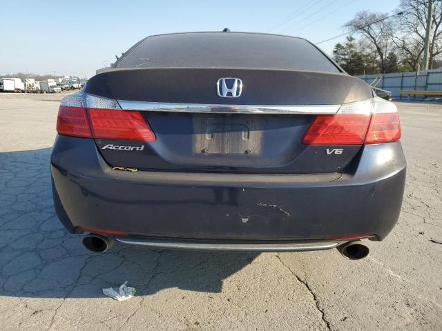 1HGCR3F84DA030296 - 2013 HONDA ACCORD EXL BLUE photo 6