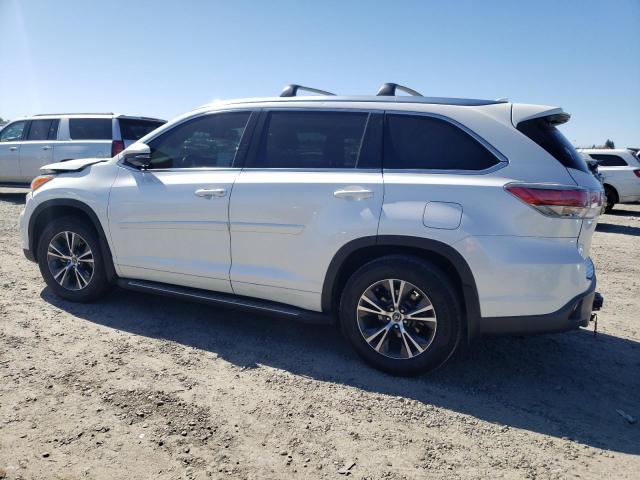 5TDKKRFH8GS124156 - 2016 TOYOTA HIGHLANDER XLE 白色 照片 2