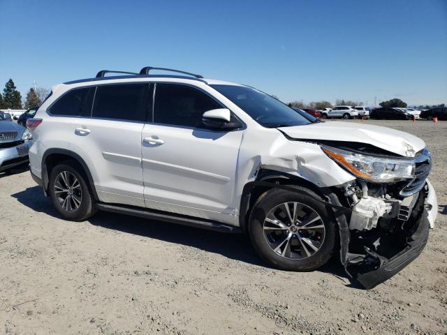 5TDKKRFH8GS124156 - 2016 TOYOTA HIGHLANDER XLE 白色 照片 4