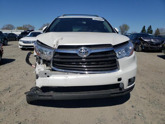 5TDKKRFH8GS124156 - 2016 TOYOTA HIGHLANDER XLE 白色 照片 5
