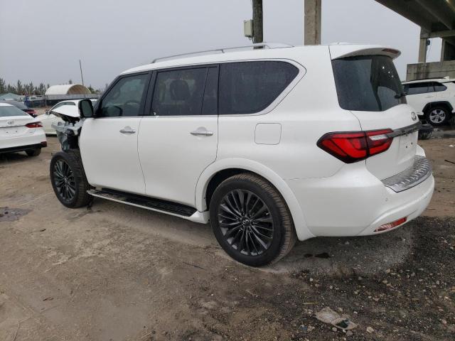 JN8AZ2AF6P9756371 - 2023 INFINITI QX80 LUXE WHITE photo 2