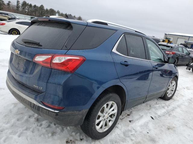 2GNAXUEV0L6144940 - 2020 CHEVROLET EQUINOX LT BLUE photo 3