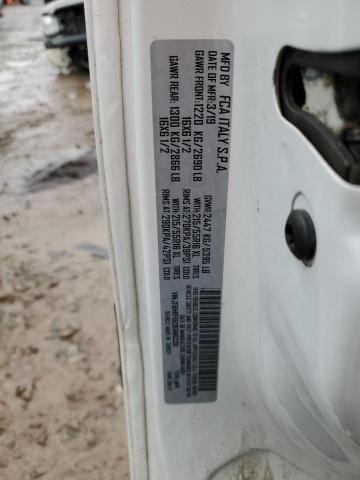 ZFBHRFBB3K6N10338 - 2019 RAM PROMASTER SLT Blanc photo 12