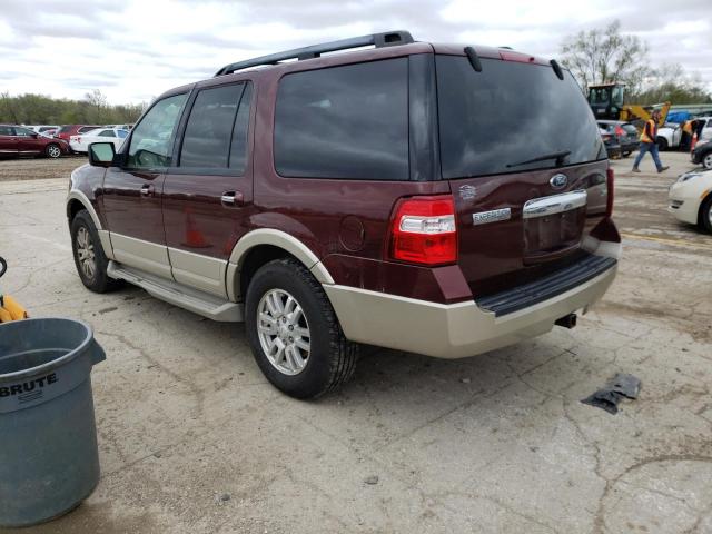 1FMFU18539EA84668 - 2009 FORD EXPEDITION EDDIE BAUER BURGUNDY photo 2