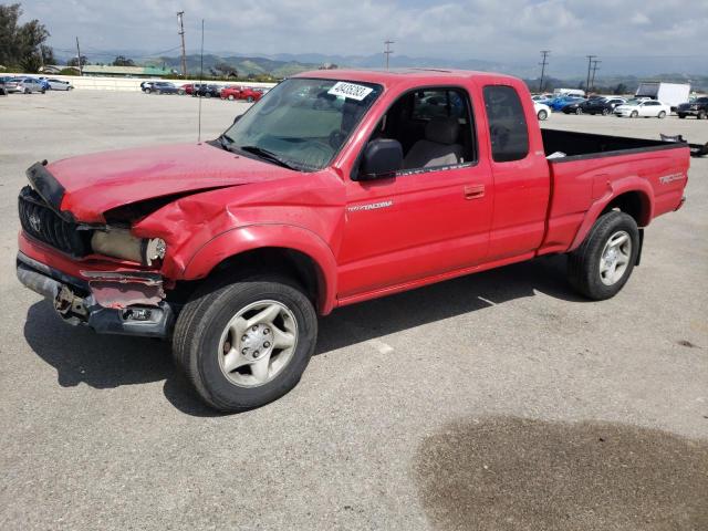 5TESN92NX1Z722309 - 2001 TOYOTA TACOMA XTRACAB PRERUNNER წითელი ფოტო 1