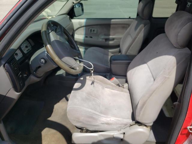 5TESN92NX1Z722309 - 2001 TOYOTA TACOMA XTRACAB PRERUNNER წითელი ფოტო 7