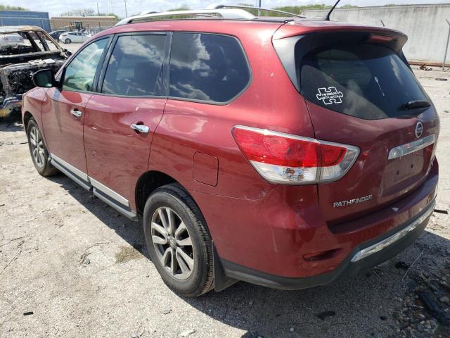 5N1AR2MM0DC600729 - 2013 NISSAN PATHFINDER S RED photo 2