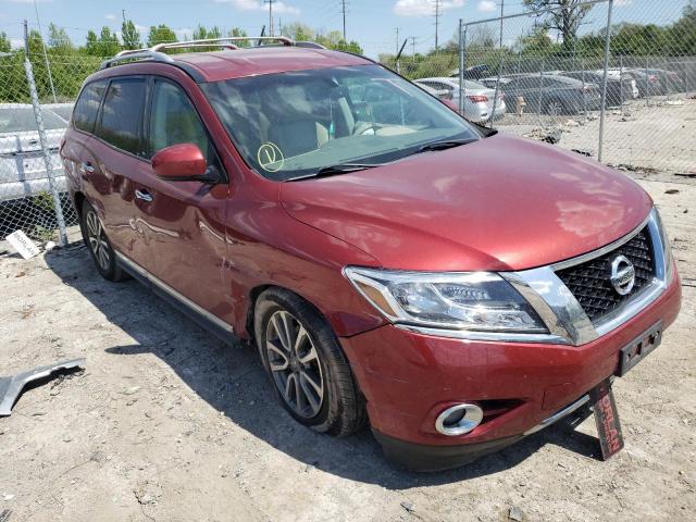 5N1AR2MM0DC600729 - 2013 NISSAN PATHFINDER S RED photo 4