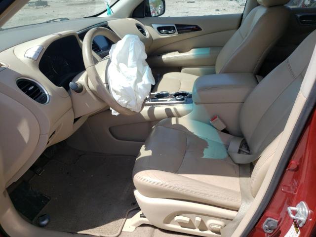 5N1AR2MM0DC600729 - 2013 NISSAN PATHFINDER S RED photo 7