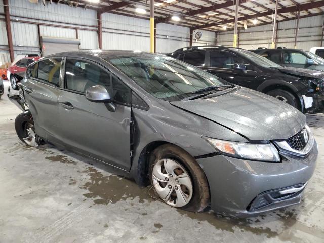 19XFB2F52DE084077 - 2013 HONDA CIVIC LX GRAY photo 4