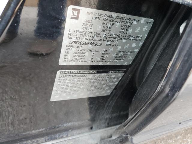 LRBFXCSA0KD008560 - 2019 BUICK ENVISION ESSENCE Qara foto 13