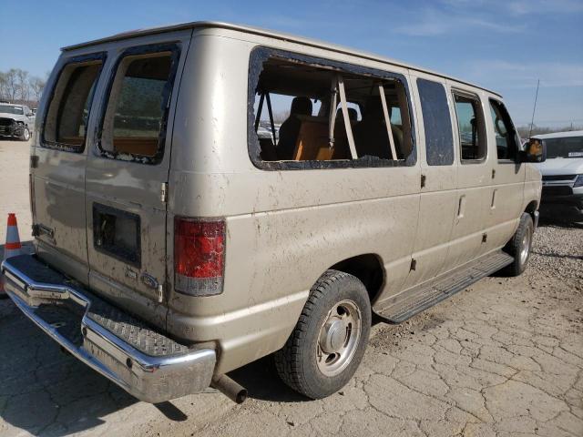 1FMNE1BL4BDA98011 - 2011 FORD ECONOLINE E150 WAGON BEIGE photo 3