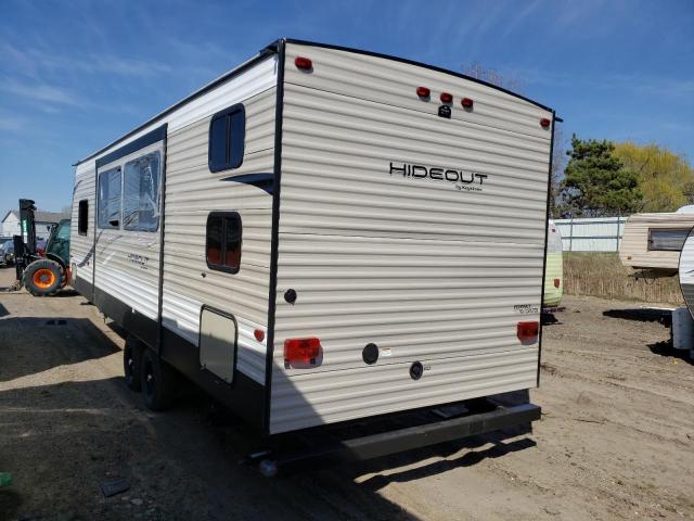 4YDT27229K7247538 - 2019 HIDE CAMPER WHITE photo 3