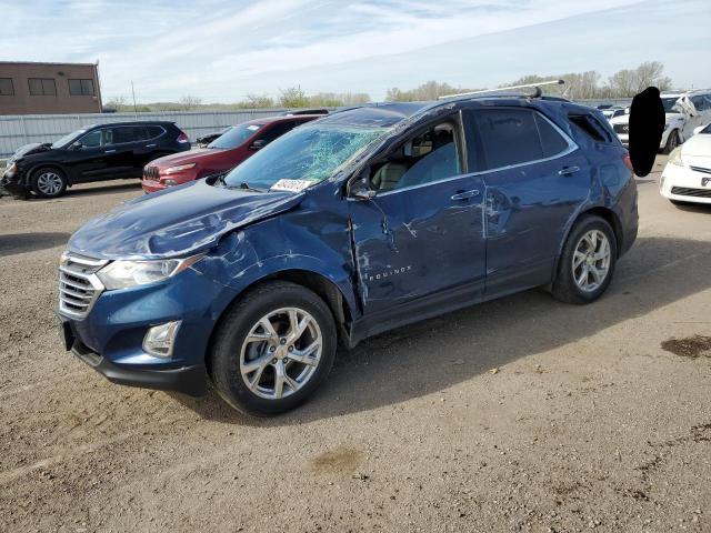 2GNAXXEV7L6101598 - 2020 CHEVROLET EQUINOX PREMIER BLUE photo 1