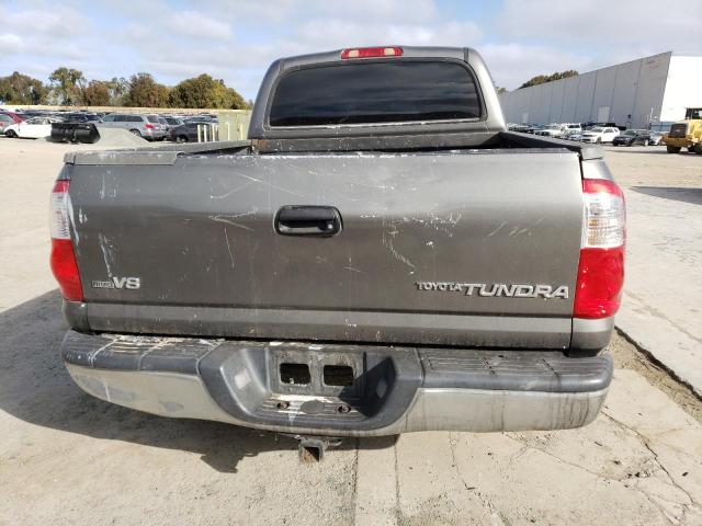 5TBET34114S437602 - 2004 TOYOTA TUNDRA DOUBLE CAB SR5 GRAY photo 6