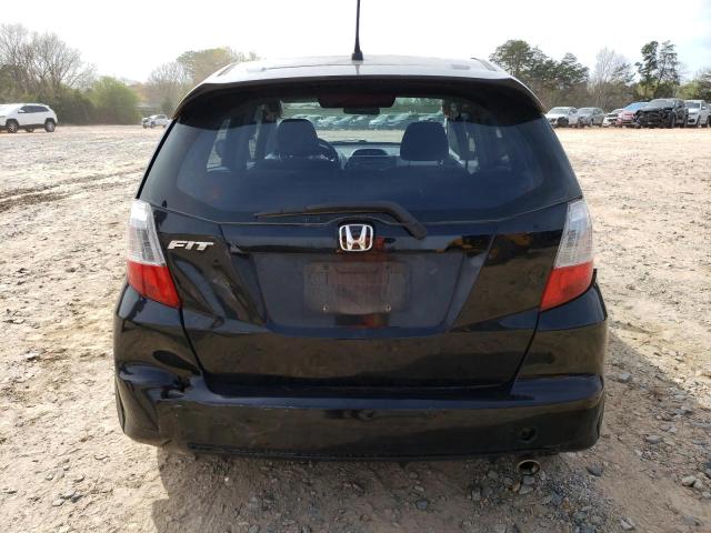 JHMGE8H47AC005152 - 2010 HONDA FIT SPORT BLACK photo 6