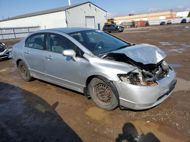 2HGFA16567H003069 - 2007 HONDA CIVIC LX SILVER photo 4