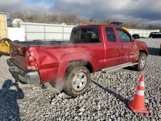 5TEUX42N35Z049021 - 2005 TOYOTA TACOMA ACCESS CAB წითელი ფოტო 3