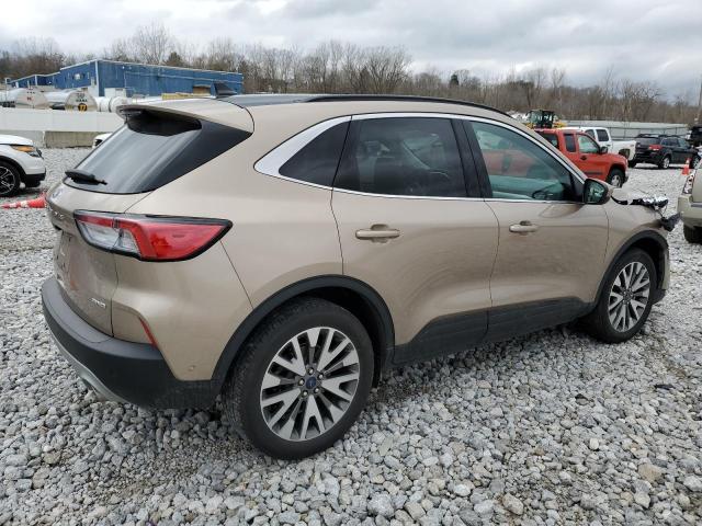 1FMCU9J90MUB20166 - 2021 FORD ESCAPE TITANIUM TAN photo 3