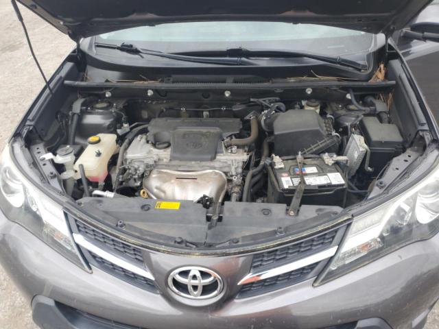 2T3WFREV5FW145542 - 2015 TOYOTA RAV4 XLE GRAY photo 11