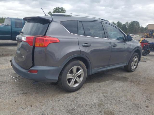 2T3WFREV5FW145542 - 2015 TOYOTA RAV4 XLE GRAY photo 3