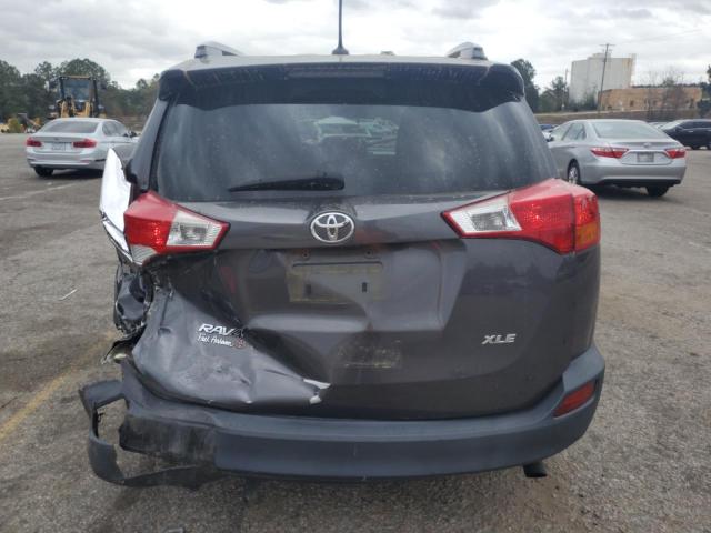 2T3WFREV5FW145542 - 2015 TOYOTA RAV4 XLE GRAY photo 6