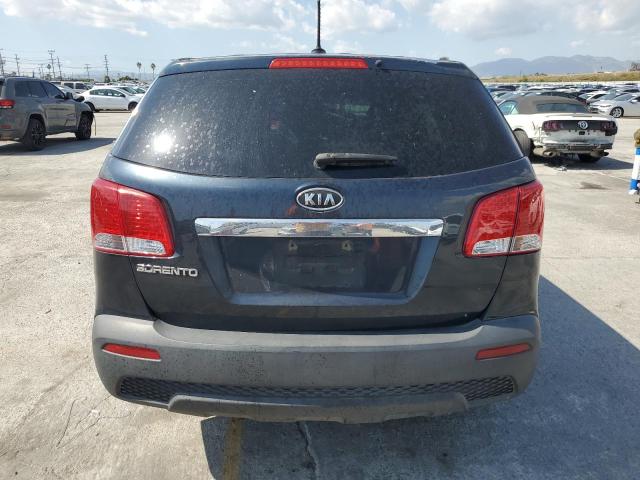 5XYKT4A15DG325340 - 2013 KIA SORENTO LX BLUE photo 6