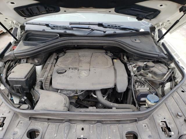 4JGDA5HB1CA014534 - 2012 MERCEDES-BENZ ML 350 4MATIC WHITE photo 11
