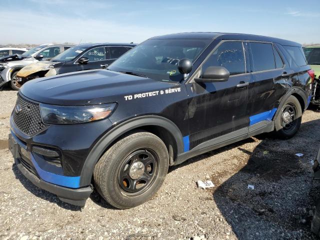 1FM5K8AB3NGB75500 - 2022 FORD EXPLORER POLICE INTERCEPTOR Qara foto 1