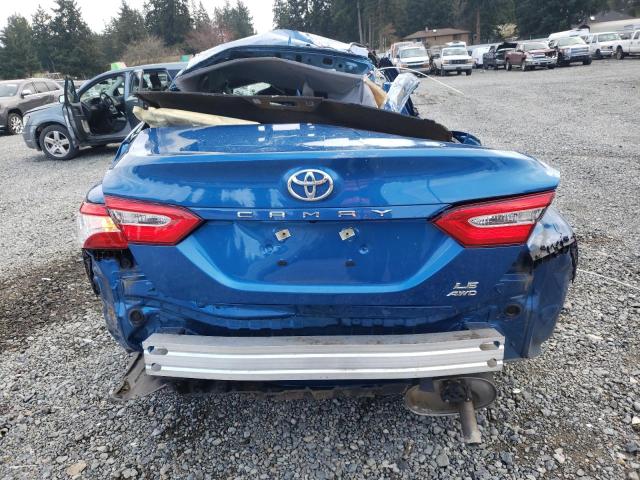 4T1C11BK6LU008966 - 2020 TOYOTA CAMRY LE BLUE photo 6