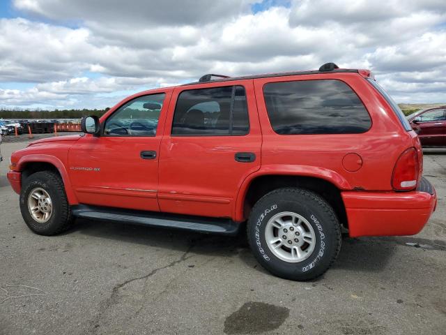 1B4HS28N7YF183475 - 2000 DODGE DURANGO RED photo 2