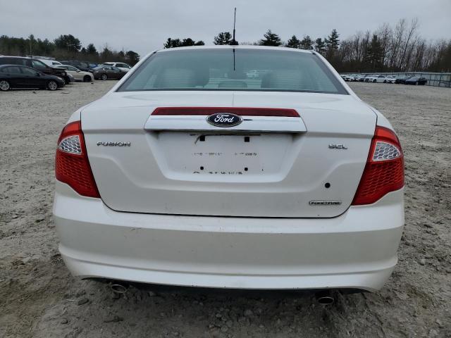 3FAHP0JG5CR132322 - 2012 FORD FUSION SEL WHITE photo 6