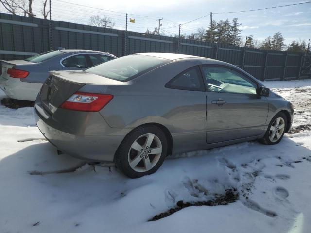 2HGFG12838H519065 - 2008 HONDA CIVIC EX GRAY photo 3